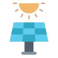 Panel solar icon, suitable for a wide range of digital creative projects. vector