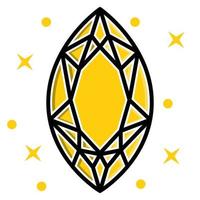 marquis diamond icon, suitable for a wide range of digital creative projects. vector