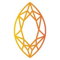marquis diamond icon, suitable for a wide range of digital creative projects. vector