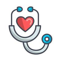 heart attack icon, suitable for a wide range of digital creative projects. vector