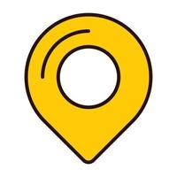 Pin location icon, suitable for a wide range of digital creative projects. vector