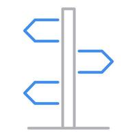 ways icon, suitable for a wide range of digital creative projects. vector