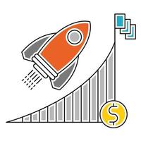 career advancement icon, suitable for a wide range of digital creative projects. vector