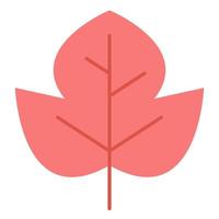 Leaf icon, suitable for a wide range of digital creative projects. vector