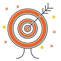 target icon, suitable for a wide range of digital creative projects. vector