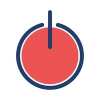 Power off icon, suitable for a wide range of digital creative projects. vector