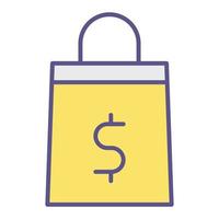 shopping icon, suitable for a wide range of digital creative projects. vector