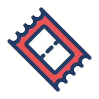 ticket icon, suitable for a wide range of digital creative projects. vector