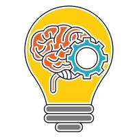 brainstorm icon, suitable for a wide range of digital creative projects. vector