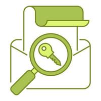 email search password icon, suitable for a wide range of digital creative projects. vector