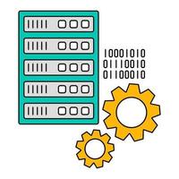 configuration icon, suitable for a wide range of digital creative projects. vector