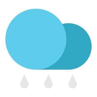 Rainy icon, suitable for a wide range of digital creative projects. vector