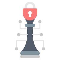 cyber strategy icon, suitable for a wide range of digital creative projects. vector