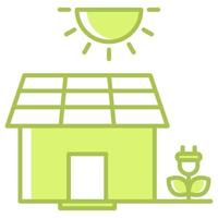 icono de la casa de energía, adecuado para una amplia gama de proyectos creativos digitales. vector