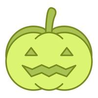 icono de calabaza, adecuado para una amplia gama de proyectos creativos digitales. vector