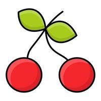 wild berry icon, suitable for a wide range of digital creative projects. vector