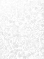 Defocus blurred transparent white colored clear calm water surface texture with splashes and bubbles. Trendy abstract nature background. Water waves in sunlight with copy space. White water shine art. photo