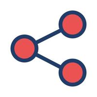 share icon, suitable for a wide range of digital creative projects. vector