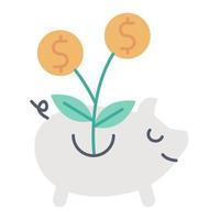 raising funds icon, suitable for a wide range of digital creative projects. vector