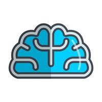 brain icon, suitable for a wide range of digital creative projects. vector