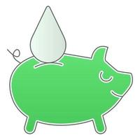 save the water icon, suitable for a wide range of digital creative projects. vector