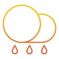 Rainy icon, suitable for a wide range of digital creative projects. vector
