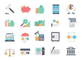 Banking icons, suitable for a wide range of digital creative projects. vector