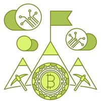 mining icon, suitable for a wide range of digital creative projects. vector