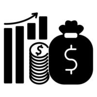 wealth management icon, suitable for a wide range of digital creative projects. vector