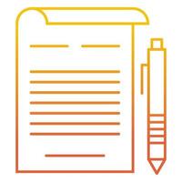 workbook icon, suitable for a wide range of digital creative projects. vector