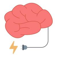 mind power icon, suitable for a wide range of digital creative projects. vector
