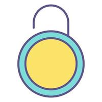 open lock icon, suitable for a wide range of digital creative projects. vector