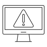 hosting error icon, suitable for a wide range of digital creative projects. vector