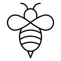 icono de abejas, adecuado para una amplia gama de proyectos creativos digitales. vector