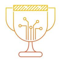 digital reward icon, suitable for a wide range of digital creative projects. vector