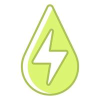 icono de energía hidroeléctrica, adecuado para una amplia gama de proyectos creativos digitales. vector