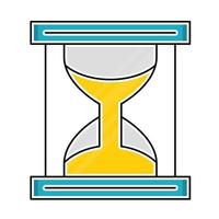 hourglass icon, suitable for a wide range of digital creative projects. vector