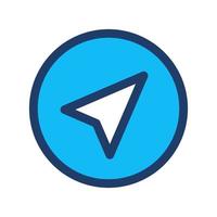 GPS icon, suitable for a wide range of digital creative projects. vector