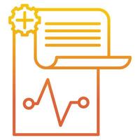 medical history icon, suitable for a wide range of digital creative projects. vector