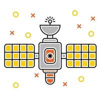 satellite icon, suitable for a wide range of digital creative projects. vector