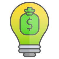 Business idea icon, suitable for a wide range of digital creative projects. vector