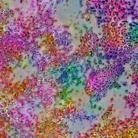 Abstract multicolor particle background,Digital painted abstract design.Holographic particle texture photo