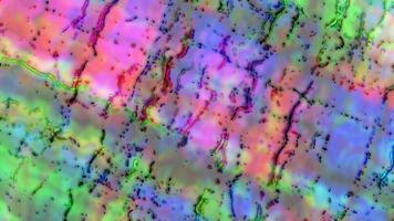 fondo de partículas multicolor abstracto, diseño abstracto pintado digital. textura de partículas holográficas foto