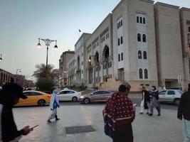 Medina, Saudi Arabia, Dec 2022 - A beautiful day time view of the roads and buildings of Medina, Saudi Arabia. photo