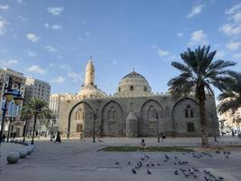 Medina, Saudi Arabia, Dec 2022 - Beautiful day time view of Al Ghamama Mosque in Medina. photo