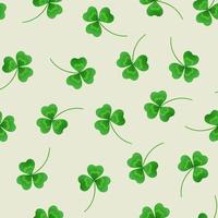 Patrick s day shamrock pattern for print and holiday decoration.Vector illustration. vector