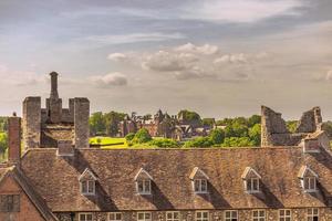 castillo medieval de framlingham, inglaterra. foto