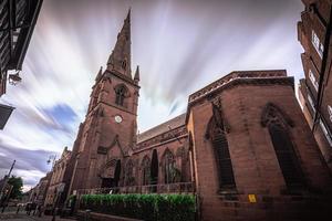 ciudad medieval de chester, inglaterra. foto