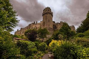 ciudad medieval de warwick, inglaterra. foto