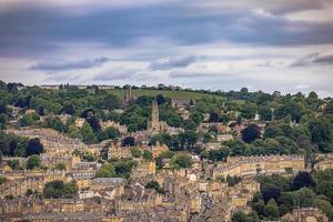 la antigua ciudad romana de bath, inglaterra. foto